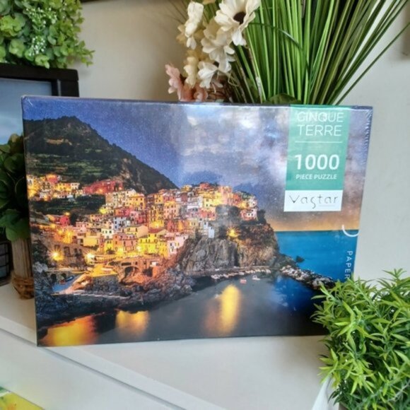 VASTAR 1000 Piece Jigsaw Puzzle for Adults | Cinque Terre Landscape | NIB - Picture 2 of 5